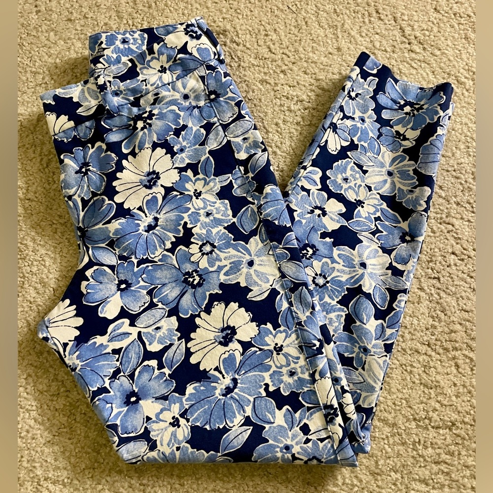 Gorgeous Blue Floral Pants